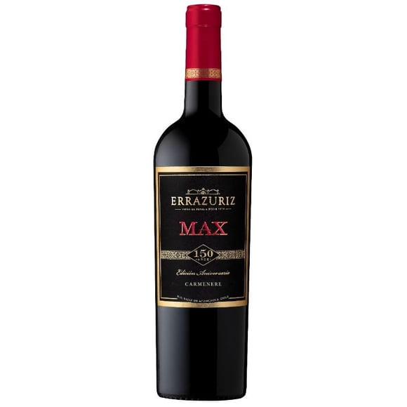 Vino Tinto Carmenere Max 12° Botella, 750 cc