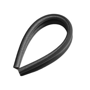 Magideal - Sello Inferior De La Puerta Exclusor De Tiro A Prueba De Polvo Protector Sin Pegamento Durable Insonorizado Anticolisión Tope De Puerta Tapón De Tiro , Negro