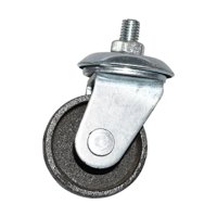 Magideal - Rueda Giratoria Para Gato Hidráulico Rueda De Sustitución Accesorio Metálico Robusto Fácil Montaje Adecuada Para Reparación De Vehículos Talleres Prof Rosca De 12 Mm Para 3 Toneladas