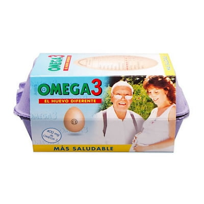 Huevos Dietético Más Saludable + Omega 6 Un 6 Un Omega 3