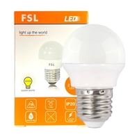 Pack X10 Guirnalda Led Decorativa G45 2W/E27 Color Blanco Calida -Fsl