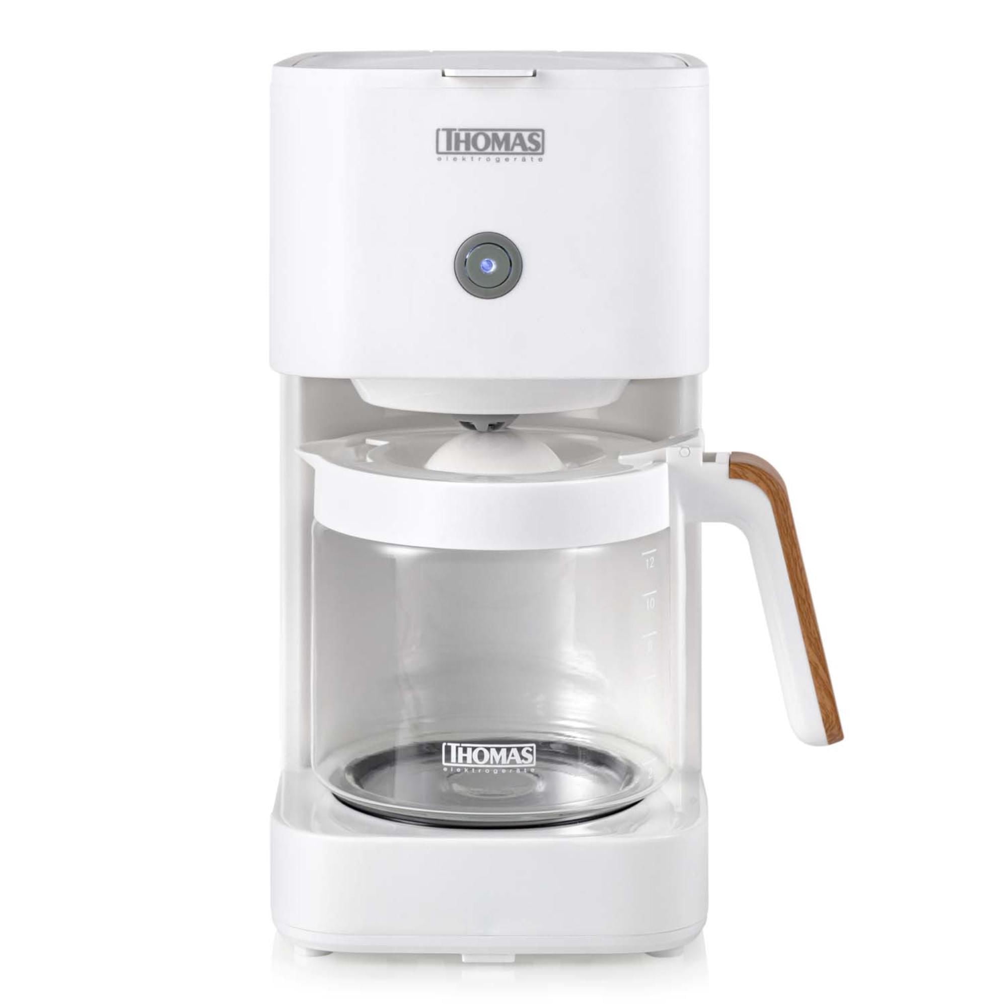Thomas - Cafetera De Filtro 1,5 Lts Th-134B Blanca