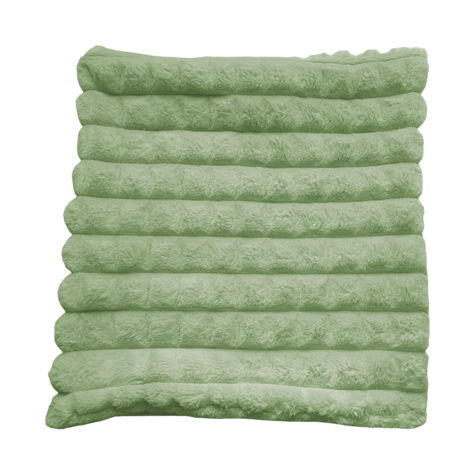 Magideal - Funda De Almohada, Funda De Almohada, Decoración De Sofá, Funda De Almohada De Felpa A La Moda, Funda De Cojín Para Sofá, Silla, Sofá Cama, Oficina Verde Claro