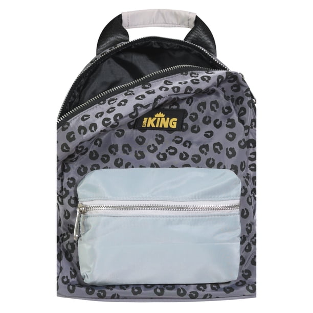 Mochila Mujer Rey Leon Animal Print Gris Disney Lider