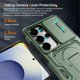 thumbnail image 3 of Funda Resistente para Samsung Galaxy S24 Ultra 5G, Cubierta a Prueba de Golpes de Grado Militar con Protector Deslizante para Lente de Cámara, Soporte de 2 Vías, Antideslizante, Protección contra, 3 of 8