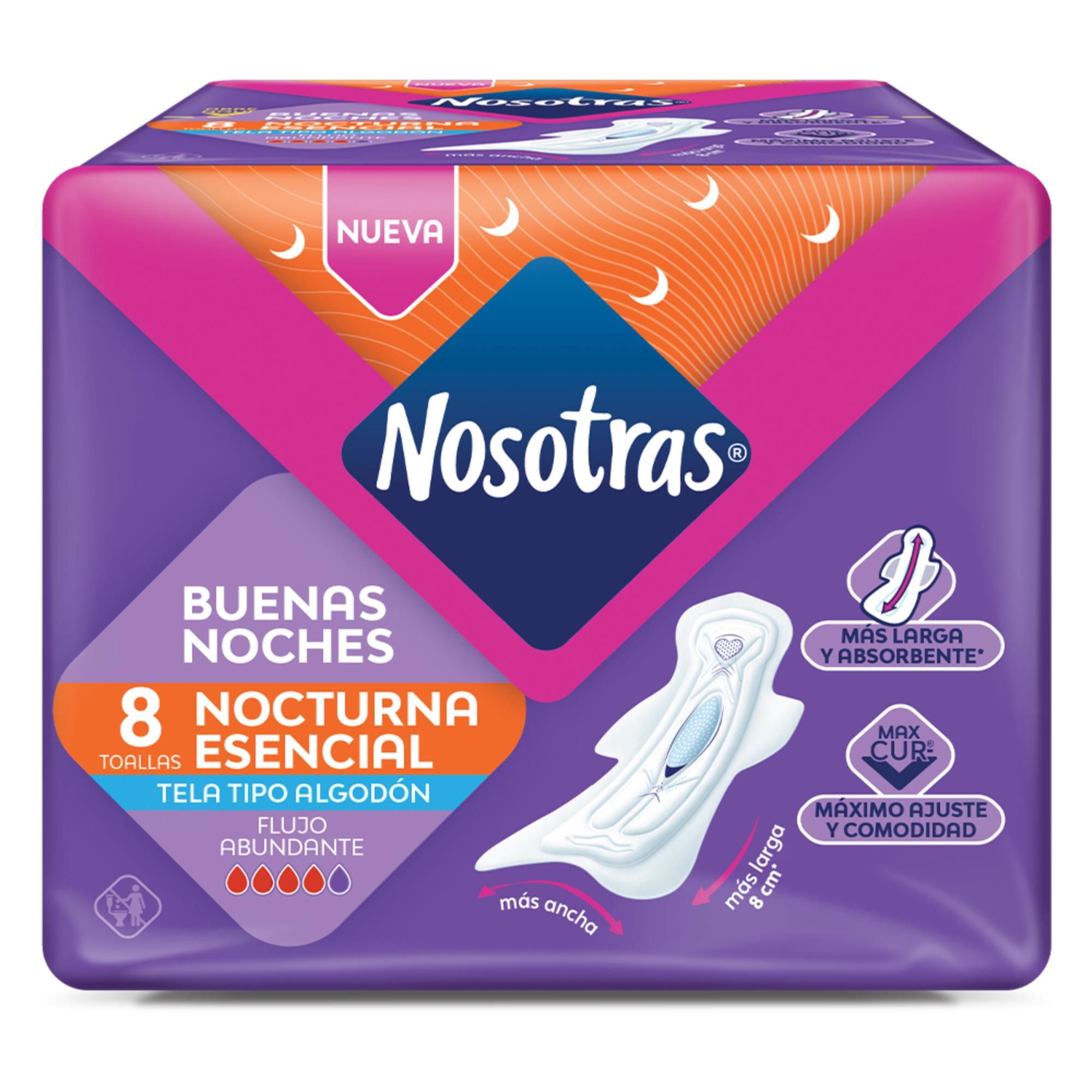 Toallas Higiénicas Nosotras Buenas Noches Esencial