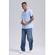 thumbnail image 4 of Polera Hombre Long Fit Básica Celeste, 4 of 4