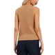 thumbnail image 3 of Chaleco de suéter INSPIRE CHIC para mujer con botones, sin mangas, cuello en V, moda casual, chalecos de punto L Marrón claro, 3 of 6