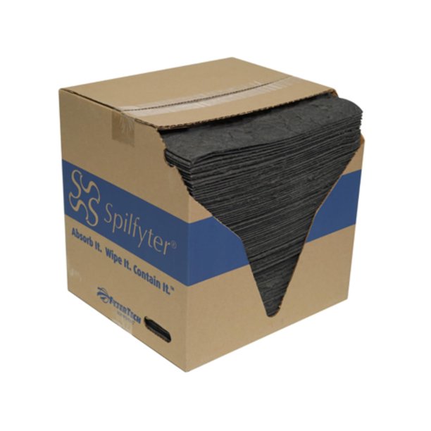 Almohadillas absorbentes Spilfyter, universales, resistentes, 16 x 18 cm, 100 unidades