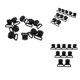 thumbnail image 3 of 30 Uds. Clips Para Tienda De Campa?a, Accesorios, Abrazadera De Gancho Para Tienda De Campa?a Al Aire Libre, Negro, 2,5 Cm, 3 of 4