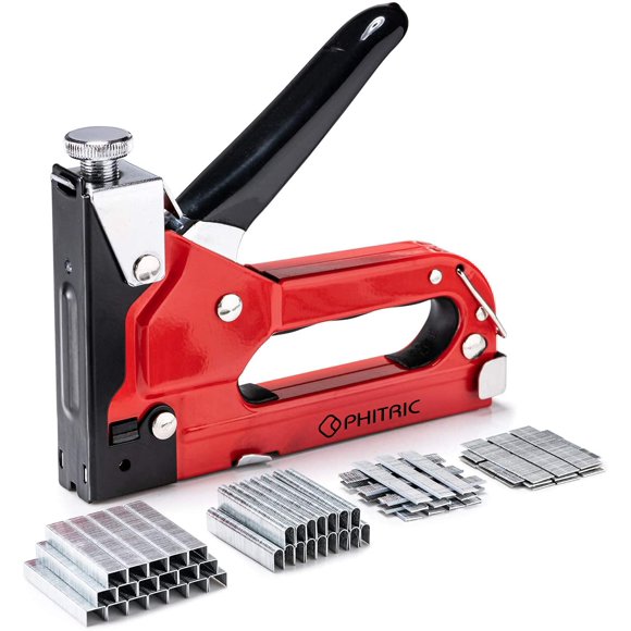 Grapadora para tapicería PHITRIC Heavy Duty con 6000 grapas