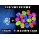 thumbnail image 2 of Huevos de Pascua iluminados GiftExpress, 50 unidades, colores surtidos con LED, 2 of 5