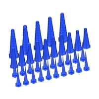 Ioensy - 35 Tapones De Servicio De Aceite Hidráulico, 3 Tamaños, Para Manguera De Aceite De Riego, Color Azul