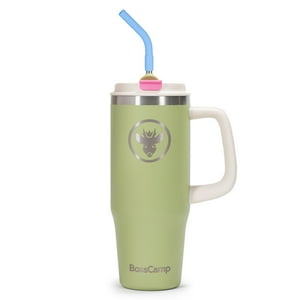 Vaso Térmico Tumbler Mug Termo Bosscamp 1000Ml Tapa 2 En 1 Verde
