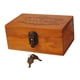 thumbnail image 4 of Caja De Madera Para Recuerdos, Compacta, De Diseño Antiguo, Multiusos, Para El Hogar, 21,3 X 14 X 10 Cm, 4 of 5