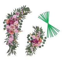 Bothyi - Flores Artificiales Para Arco De Boda, Botín Para Puerta De Entrada, Fiesta, Color Morado