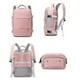 thumbnail image 4 of Mochila Para Viaje Multifuncional Con Espacio Para Zapatos Rosa rosa mediano, 4 of 10