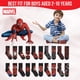 thumbnail image 3 of Calcetines Marvel Spiderman para niños, paquete de 10 unidades, decorativos para niños de 2 a 10 año, 3 of 6