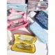 thumbnail image 2 of Sanrio Large Capacity Pencil Case Kawaii Cinnamoroll Melody Kulomi Cosmetic Bags School Pencils Bag Pen Case Supplies Stationery, 2 of 3
