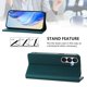 thumbnail image 3 of Funda Billetera con Soporte para Samsung Galaxy S26 Bloqueo RFID Plegable Verde oscuro, 3 of 6
