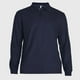 thumbnail image 2 of Polera Pique T/C Ml Hombre azul marino 3XL, 2 of 5