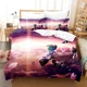 thumbnail image 1 of Fashion Kawaii Girls Touhou Project Remilia Scarlet Bedding Set Cartoon Anime three-piece set Adult Kid Bedroom Duvet cover Sets Bed Sheets, 1 of 5