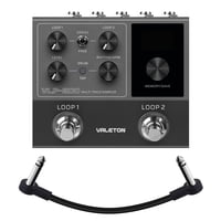 Pedal Looper Valeton Vlp-200 Estéreo De Doble Pista Para Guitarra
