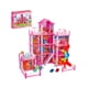 thumbnail image 2 of Juguete Casa De Muñecas 256 Piezas 3 Pisos Rosado Infantil, 2 of 3