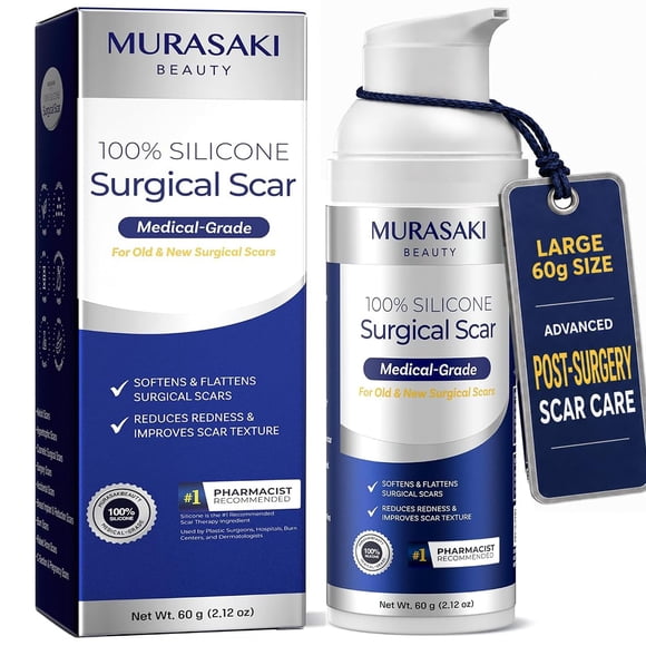 Gel para cicatrices MURASAKI BEAUTY 60 g, silicona de grado médico