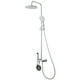thumbnail image 1 of Columna Ducha Teclado Monomando 4 Funciones Plato Redondo Cromado, 1 of 8