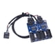 thumbnail image 4 of Adaptador De Puerto De Cable USB De Interfaz De Encabezado USB De 9 Pines Para Placa Base De Computadora 1 A 4 Cables, 4 of 5