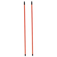 Magideal - Palos De Entrenamiento De Alineación De Golf Paquete De 2 Varillas De Práctica De Ayuda De Alineación De Golf De 48 Pulgadas , Rojo