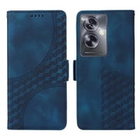 Carcasa Foxdock Oppo A79 5G De Cuero Pu, Diseño Acolchado Clásico, Protección Contra Caídas Y Rayones