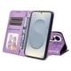 thumbnail image 5 of Funda tipo cartera FOXDOCK para Samsung Galaxy S25 Edge , diseño girasol en relieve, cuero PU, cierre magnético, soporte y tarjetero, 5 of 5