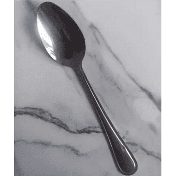 Pack 12 Cucharas Te Cafe Postre Cocina Acero Inoxidable Color Plata