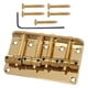 thumbnail image 5 of Puente De Bajo De 4 Cuerdas De 80mm, Pieza Trasera Ajustable Con Tornillos Para Bajo Aureate, 5 of 5