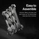 thumbnail image 5 of Llavero KEY SMART Flex de 8 llaves, negro, paquete de 2, 5 of 9