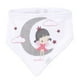 thumbnail image 3 of Set 2 Babero Bandana Gris Niña Luna, 3 of 4