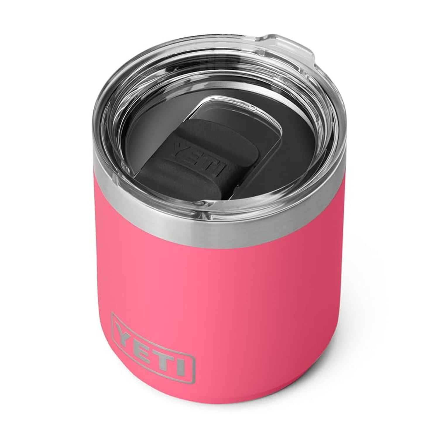 Vaso Yeti Rambler Lowball 2.0 Apilable De 295 Ml Con Tapa, Color Rosa Tropical