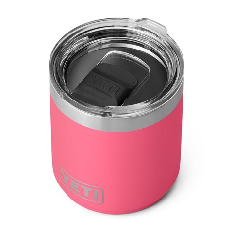 Vaso Yeti Rambler Lowball 2.0 Apilable De 295 Ml Con Tapa, Color Rosa Tropical
