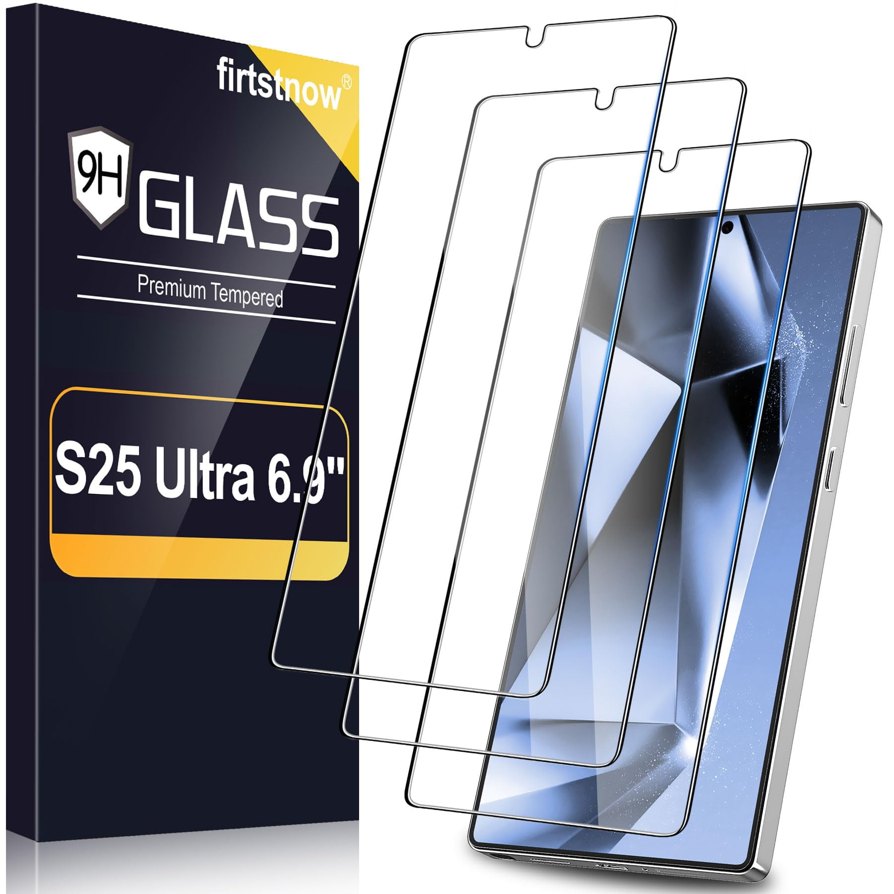 Firtstnow - Paquete De 3 Protectores De Pantalla Para Samsung Galaxy S25 Ultra 6.9
