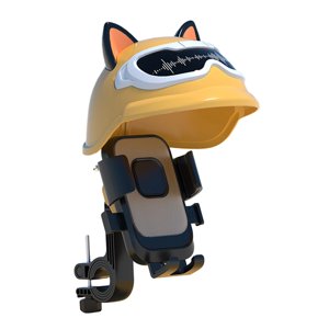 Magideal - Soporte De Teléfono Para Motocicleta Con Cubierta Superior Impermeable, Cuna Para Teléfono De Bicicleta, Soporte Creativo Para Teléfono De Bicicleta A Estilo F