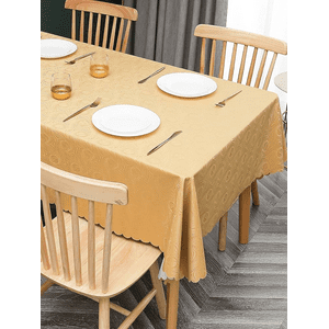 Genérico - Mantel Rectangular Diseños 140X220 Mostaza