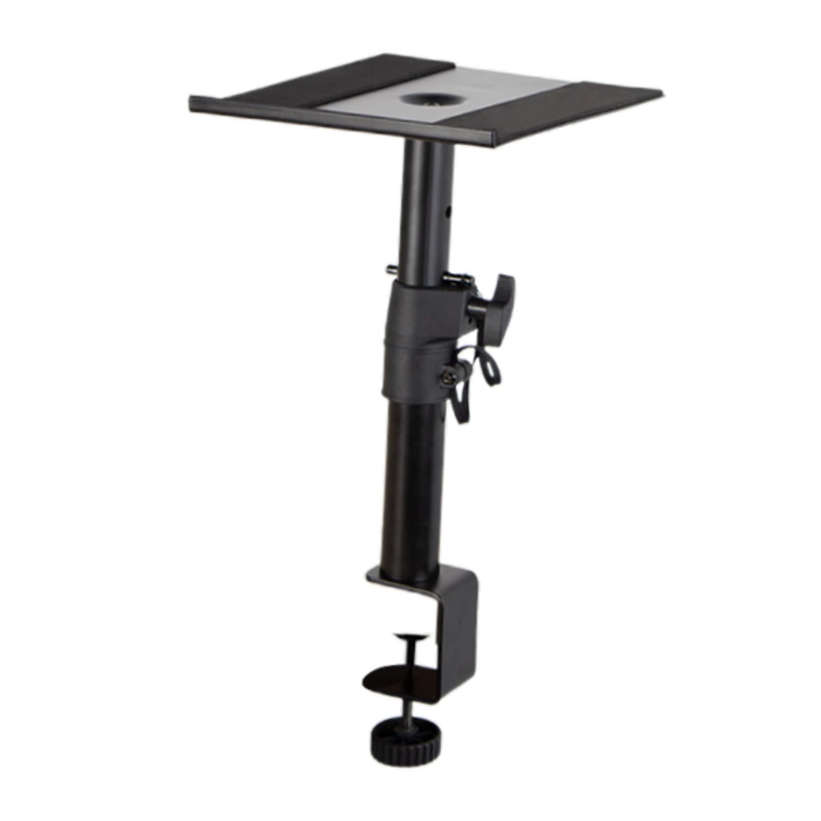 Magideal - Soporte Para Monitor De Estudio, Soporte Para Altavoz, Equipo De Audio Profesional De Acero, Soporte Para Altavoz, Altura Ajustable Para Altavoces De Con Abrazadera En C