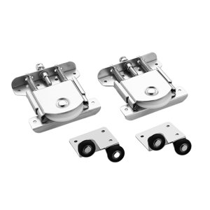 Bothyi - 1 Juego De Ruedas De Puerta Corredera, Montaje De Rodillos, Polea De Puerta Corredera, Polea De Armario