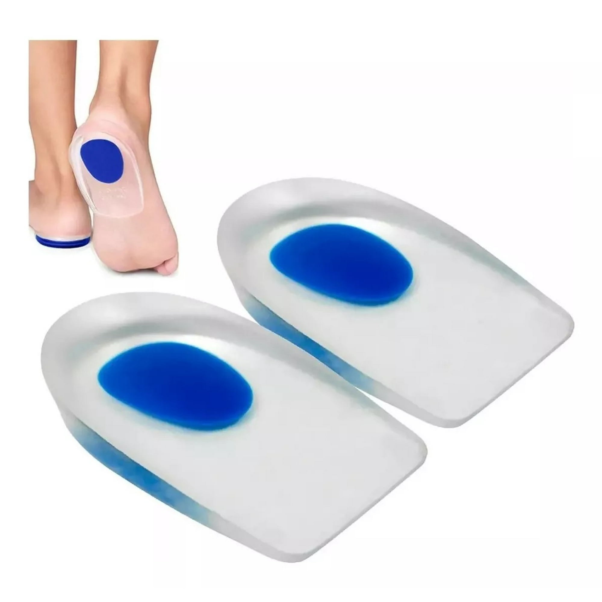 Genérico - Plantillas Ortopédicas Taloneras Espolón Fascitis Silicona