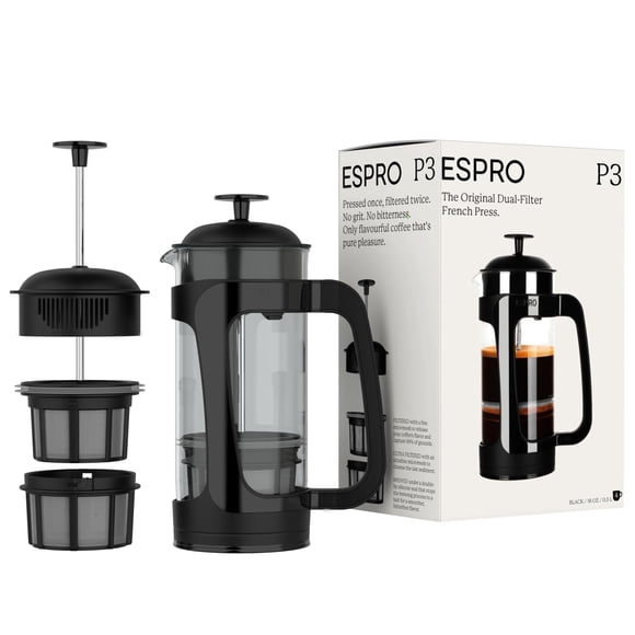 Cafetera de prensa francesa ESPRO P3 532 ml negra