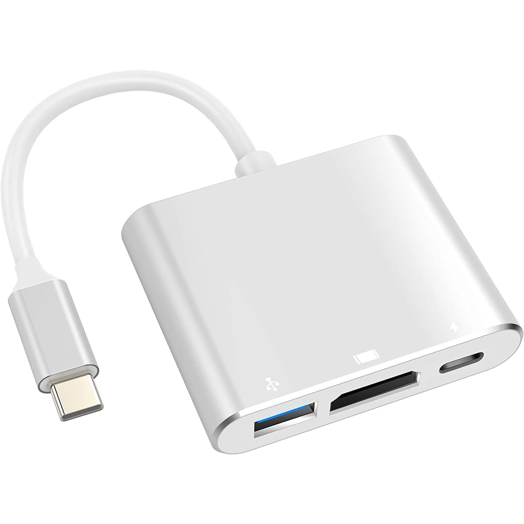 Battony - Adaptador Usb C A Hdmi Convertidor Av Multipuerto 4k