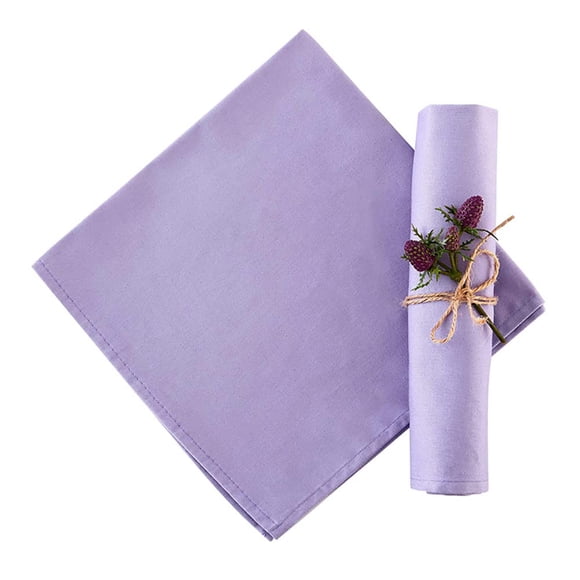 Servilletas de Tela KOFFOTA Lavanda 12 uds 46 × 46 cm 100 % Algodón