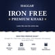 thumbnail image 4 of Pantalón Haggar Iron Free Premium Khaki Straight Fit para hombre, 4 of 4